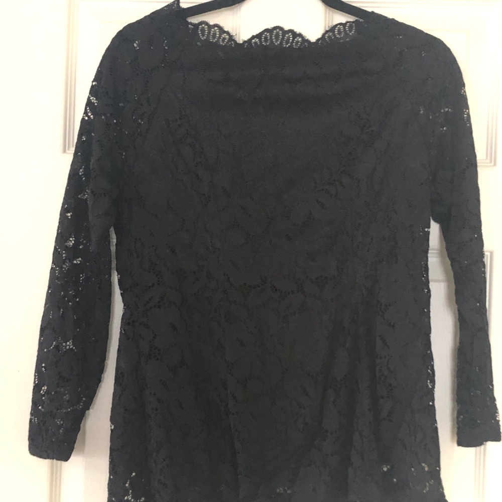 Lacy see through with cami top